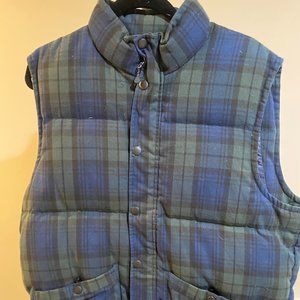 Vineyard Vines Vintage Down Plaid Vest (Medium)